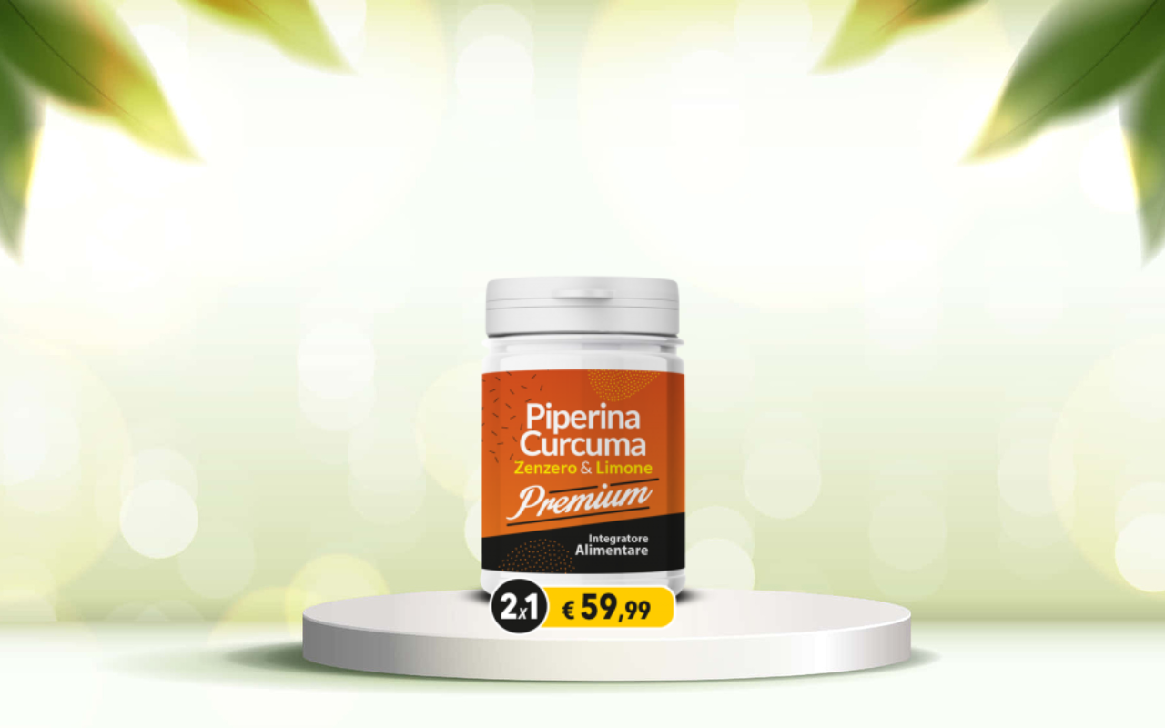 Scopri Piperina e Curcuma Premium: detox naturale e benessere intestinale ora